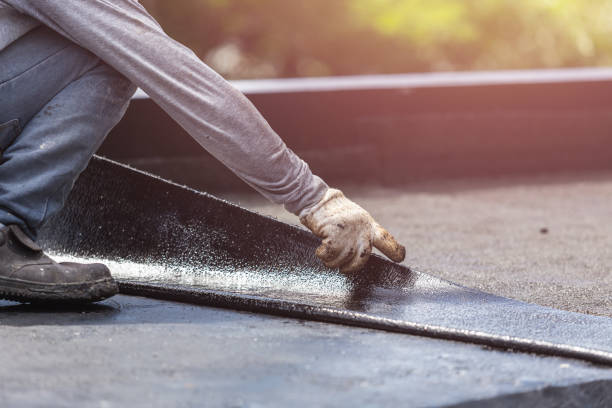 Professional Waterproofing technician working in Georgetown, IN